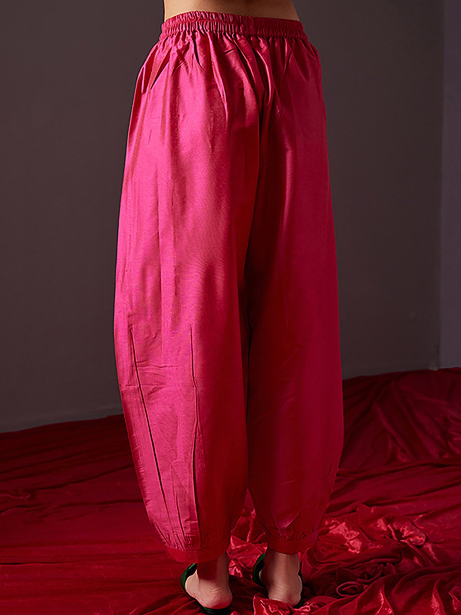 Abhishti Pink Cotton Salwar