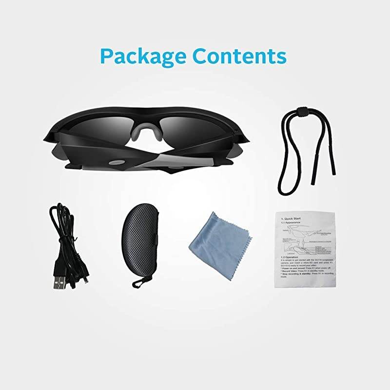 Video Sunglasses,1080P Full HD Video Recording ,Shooting Glasses,Cycling,Driving,Hiking,Fishing,Hunting