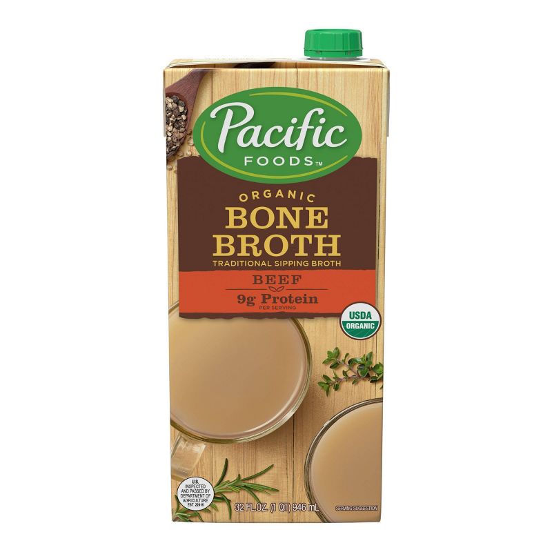 Pacific Organic Bone Broth Beef - 32oz