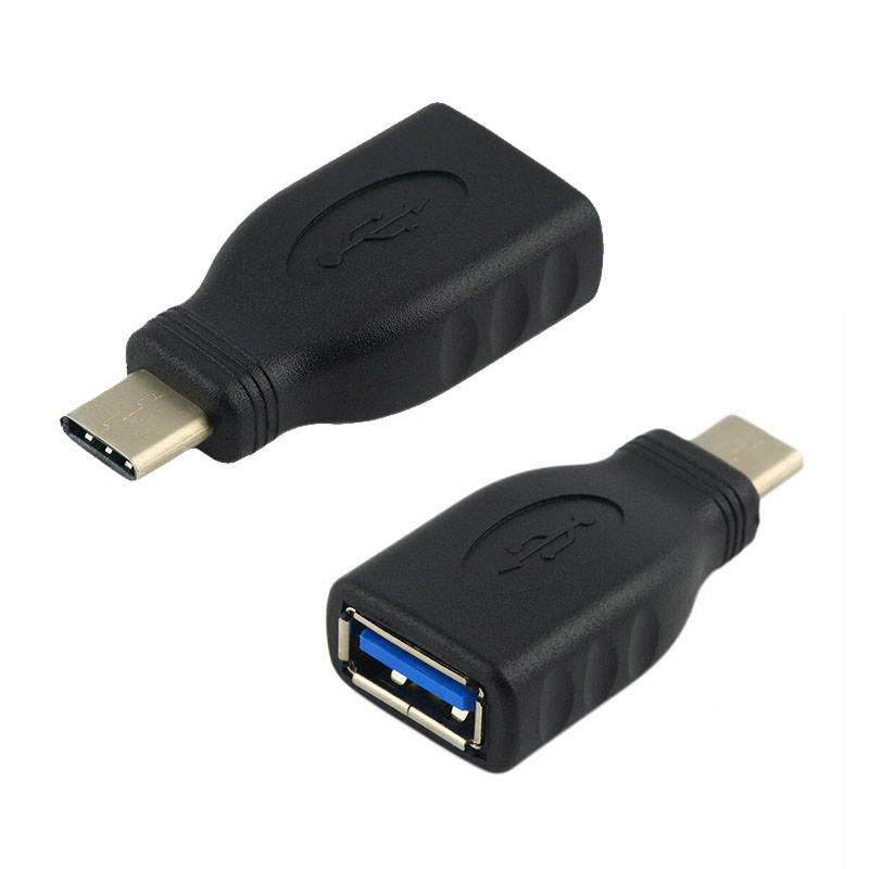 1pc Type-c to USB3.0 OTG Connector USB-C 3.1 Type C Male to USB 3.0 A Female Adapter Converter Black