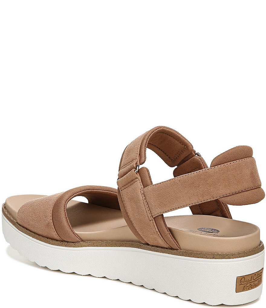 Original Collection by Dr. Scholl's Meet Up Suede Platform Wedge Sandals