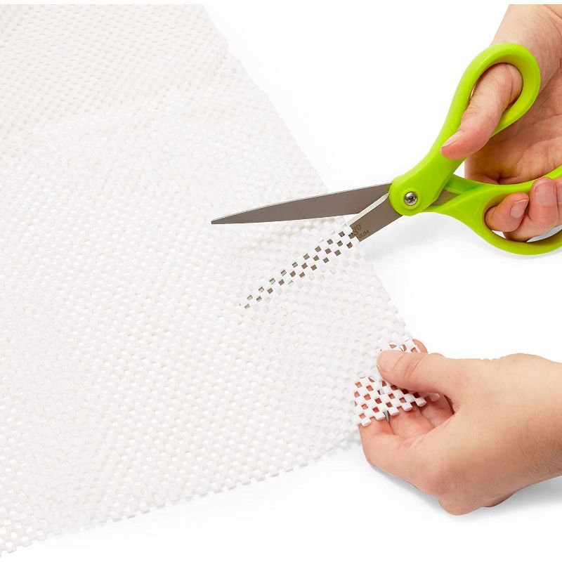 Okuna Outpost No Slip Area Rug Grip Pad for Floors, White (5 x 7 Feet)