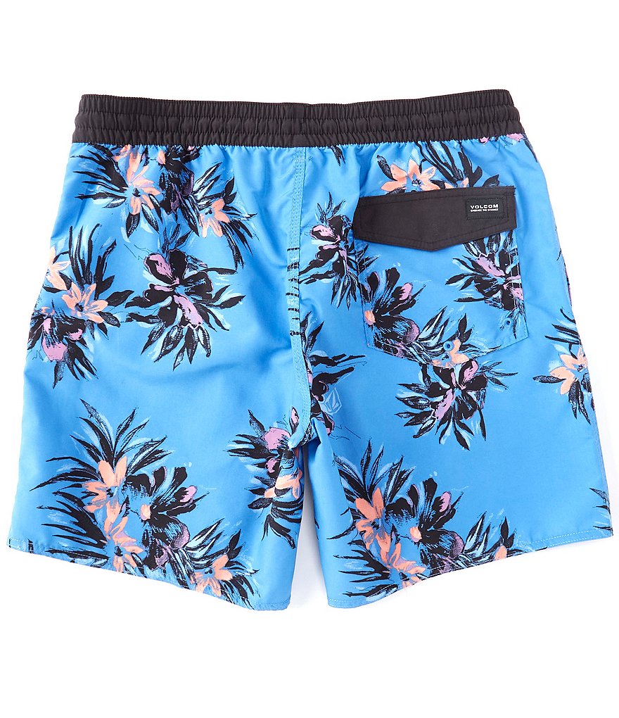 Volcom Earthy Delight Fitted 17#double; Outseam Swim Trunks