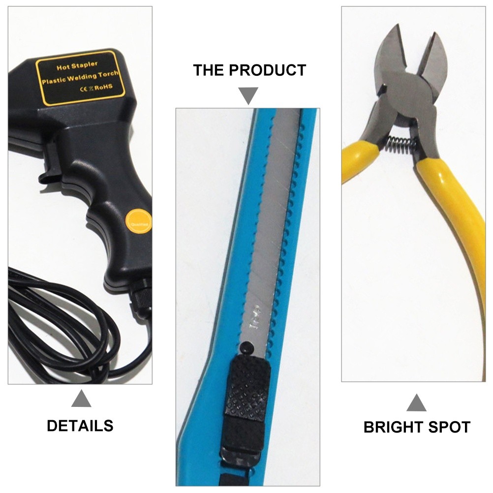 1 Set Multifunction Practical Handy Bumper Repairing Machine Welding Machine Hot Stapler