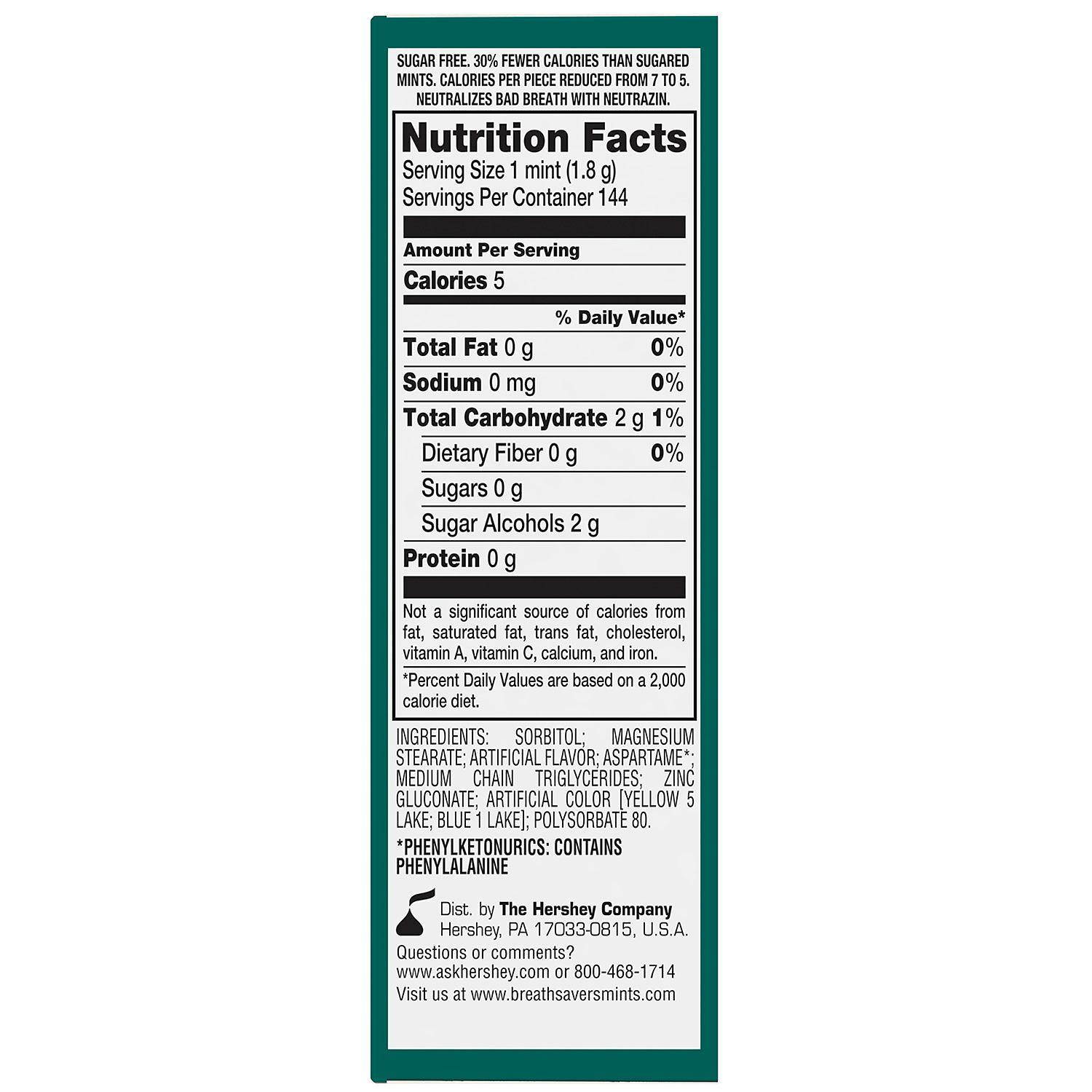 Breath Savers Wintergreen Mints - 24/12 ct.