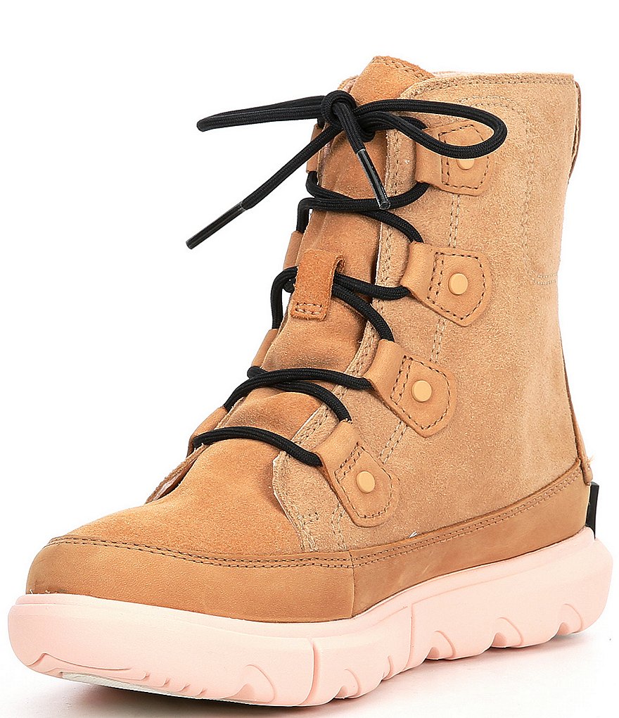 Sorel Explorer II Joan Waterproof Lace-Up Booties