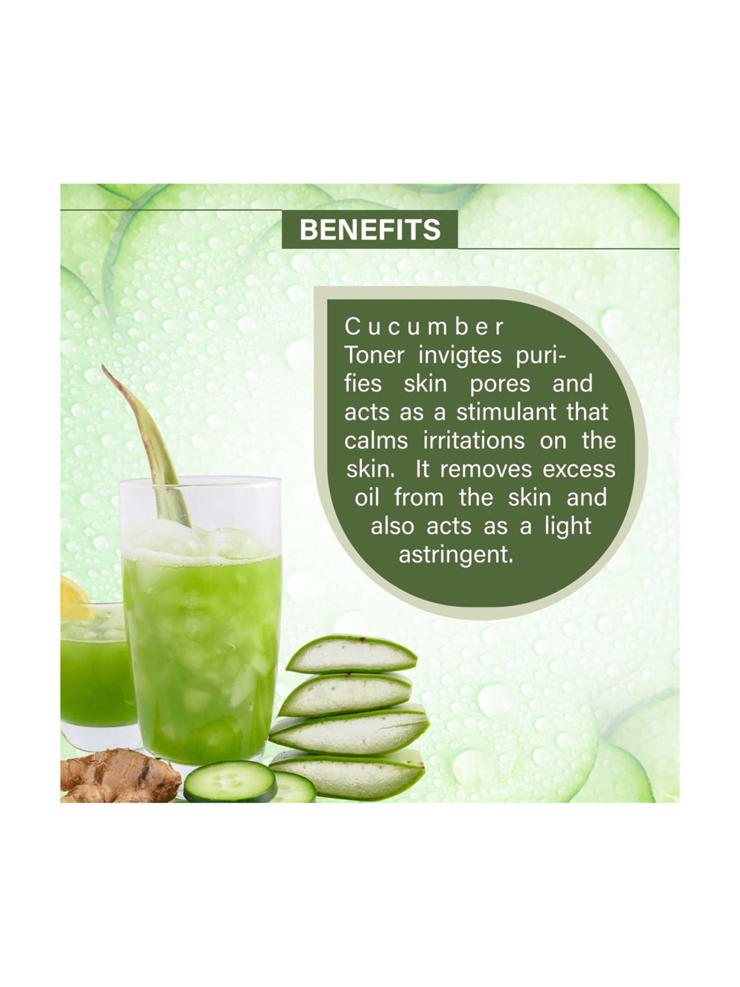 Aryanveda Cucumber Toner For Restore Nature Radiance Of Skin (Pack of 3)