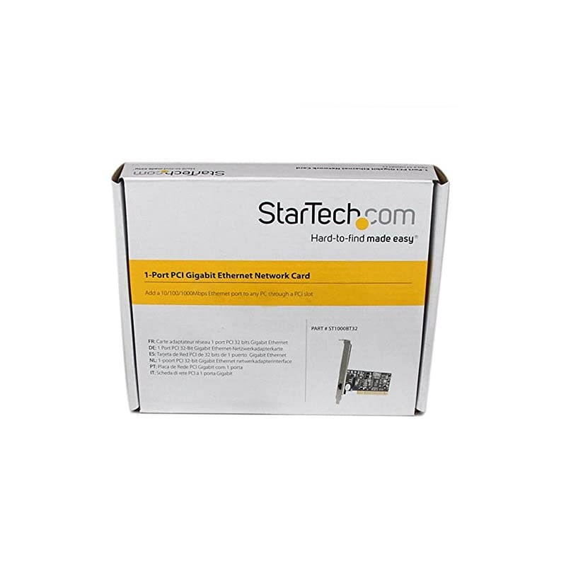 com 1 Port PCI 101001000 32 Bit Gigabit Ethernet Network Adapter Card ST1000BT32