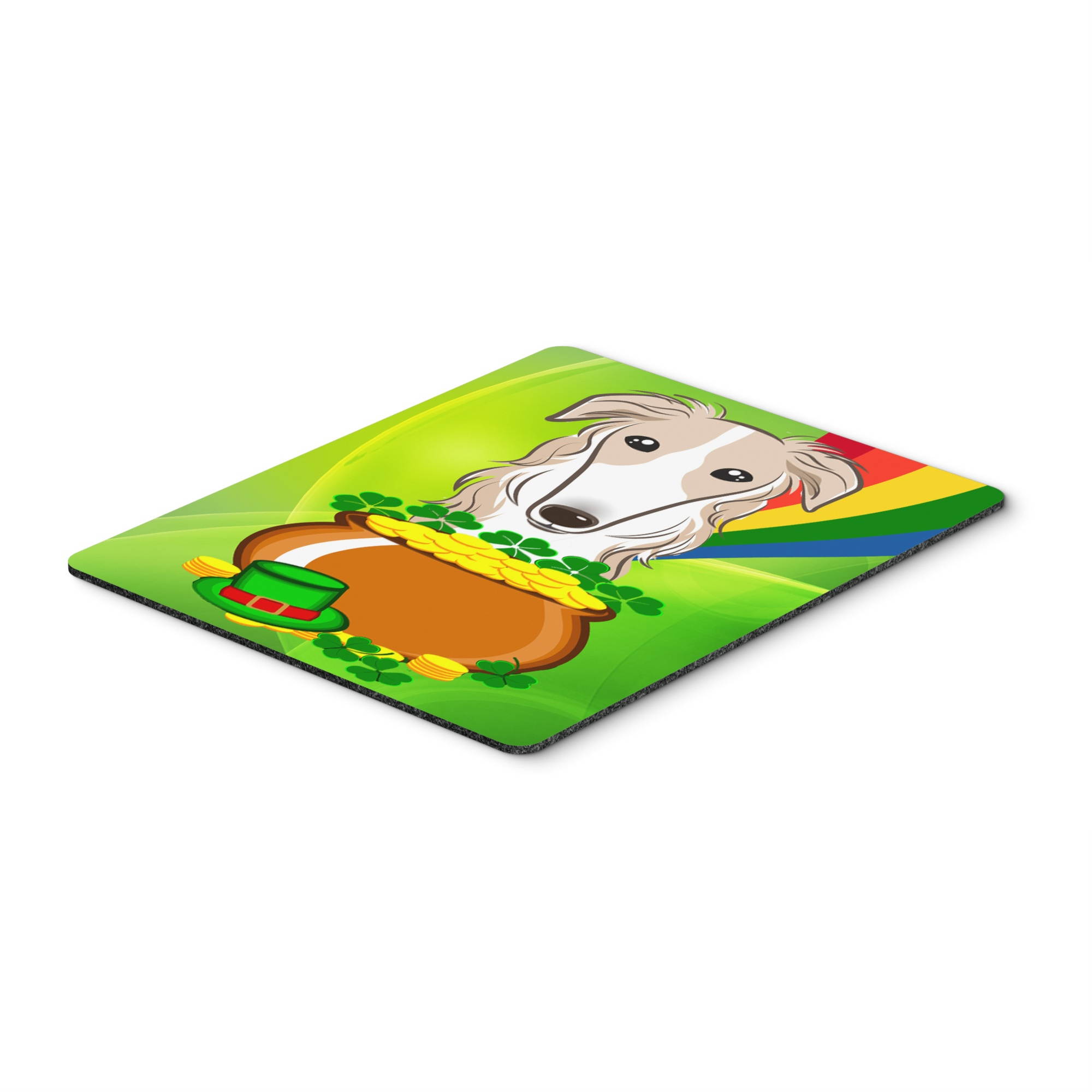 Borzoi St. Patrick's Day Mouse Pad, Hot Pad or Trivet BB1972MP