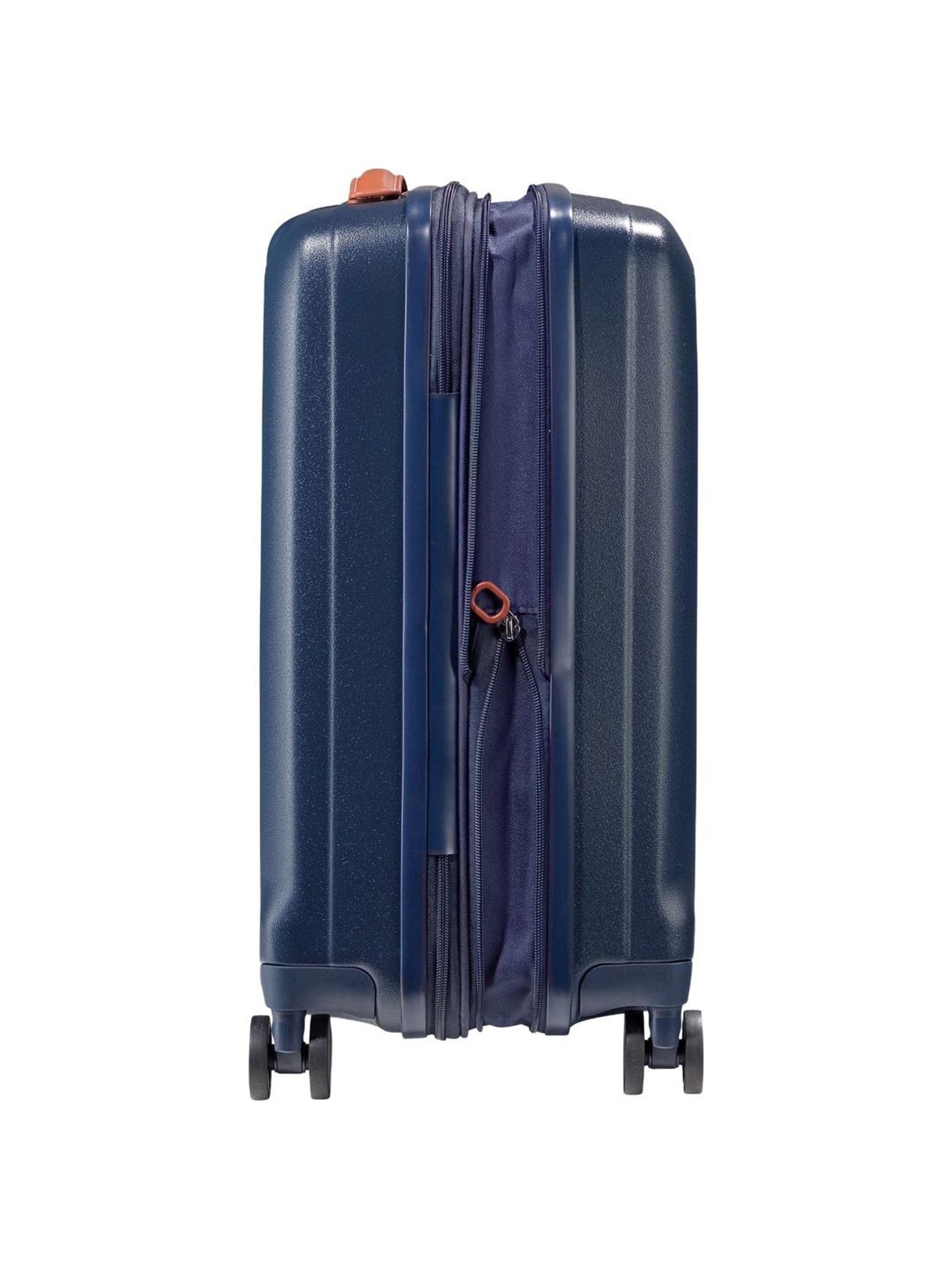 Jump Uppsala Rigid Navy 8 Wheels Small Hard Cabin Trolley Bag