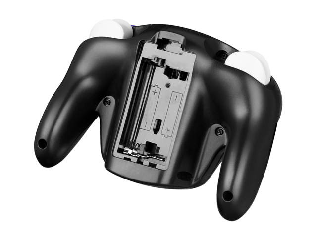 FirstPower Wireless Gamecube Controller Wavebird Style w/ Adapter for Nintendo NGC GC Black