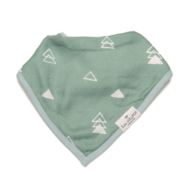 Loulou Lollipop Muslin Bandana Bib Set - Forest Friends