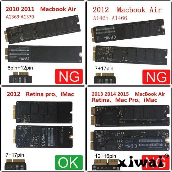 Xiwai USB 3.0 to SATA 22pin 2.5" Hard Disk & SATA to Macbook A1425 A1398 MC975 MC976 MD212 MD213 ME662 ME664 ME665 SSD hard disk case