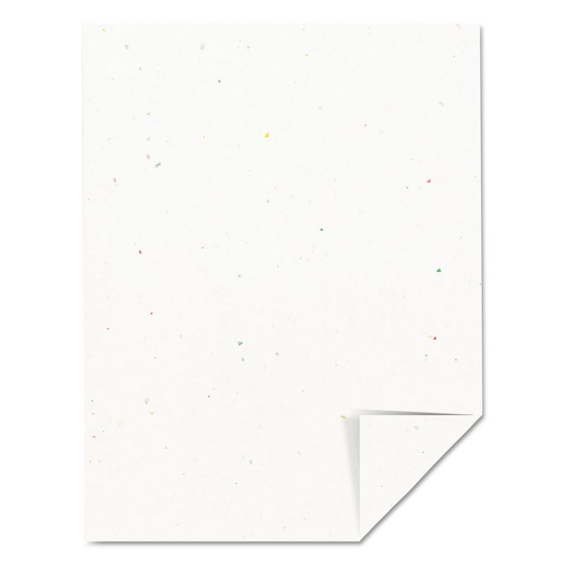 Neenah Paper Astrobrights Colored Card Stock 65 lb. 8-1/2 x11 Stardust White 250 Sheets 22401