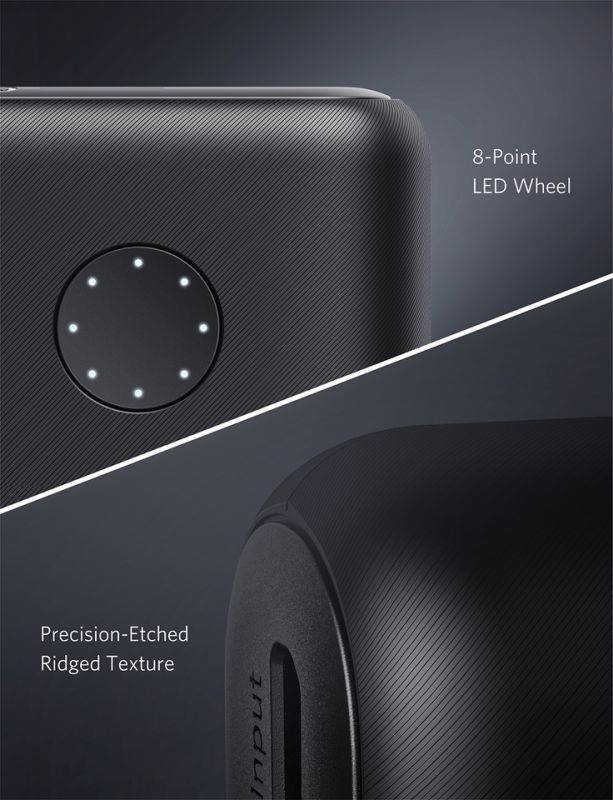 Anker PowerCore II 20000, 20100mAh Portable Charger with Dual USB Ports, PowerIQ 2.0 (up to 18W Output) Power Bank, Fast Charging for iPhone, Samsung and More (Compatible with Quick Charge Devices)