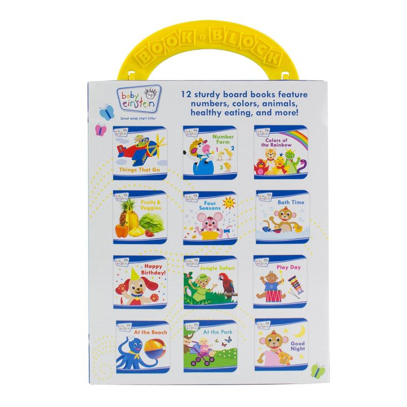 Baby Einstein - My First Library 12 Board Book Block Set - by Disney
