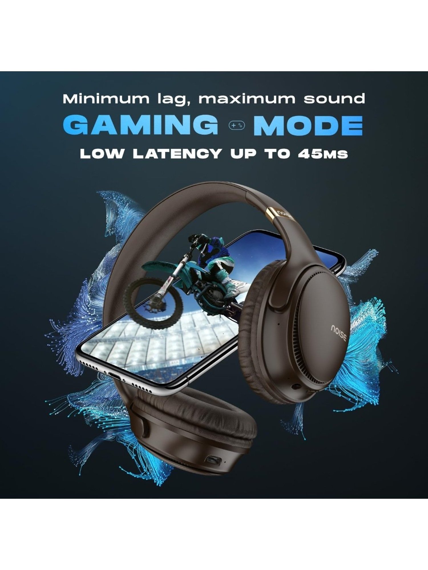 Major IV On Ear Wireless Bluetooth Headphone with Microphone (Black, True Wireless)