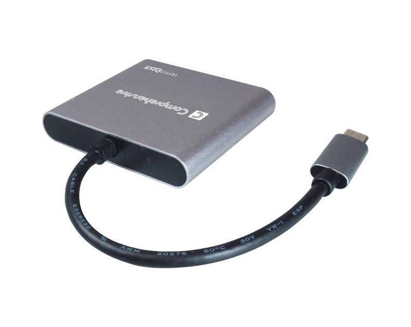 Comprehensive VersaDock USB-C 4K Portable Docking Station with HDMI, USB 3.0, PD - 60 W - USB 3.0 Type C - 3 x USB Ports - 1 x USB 3.0 - HDMI - Wired