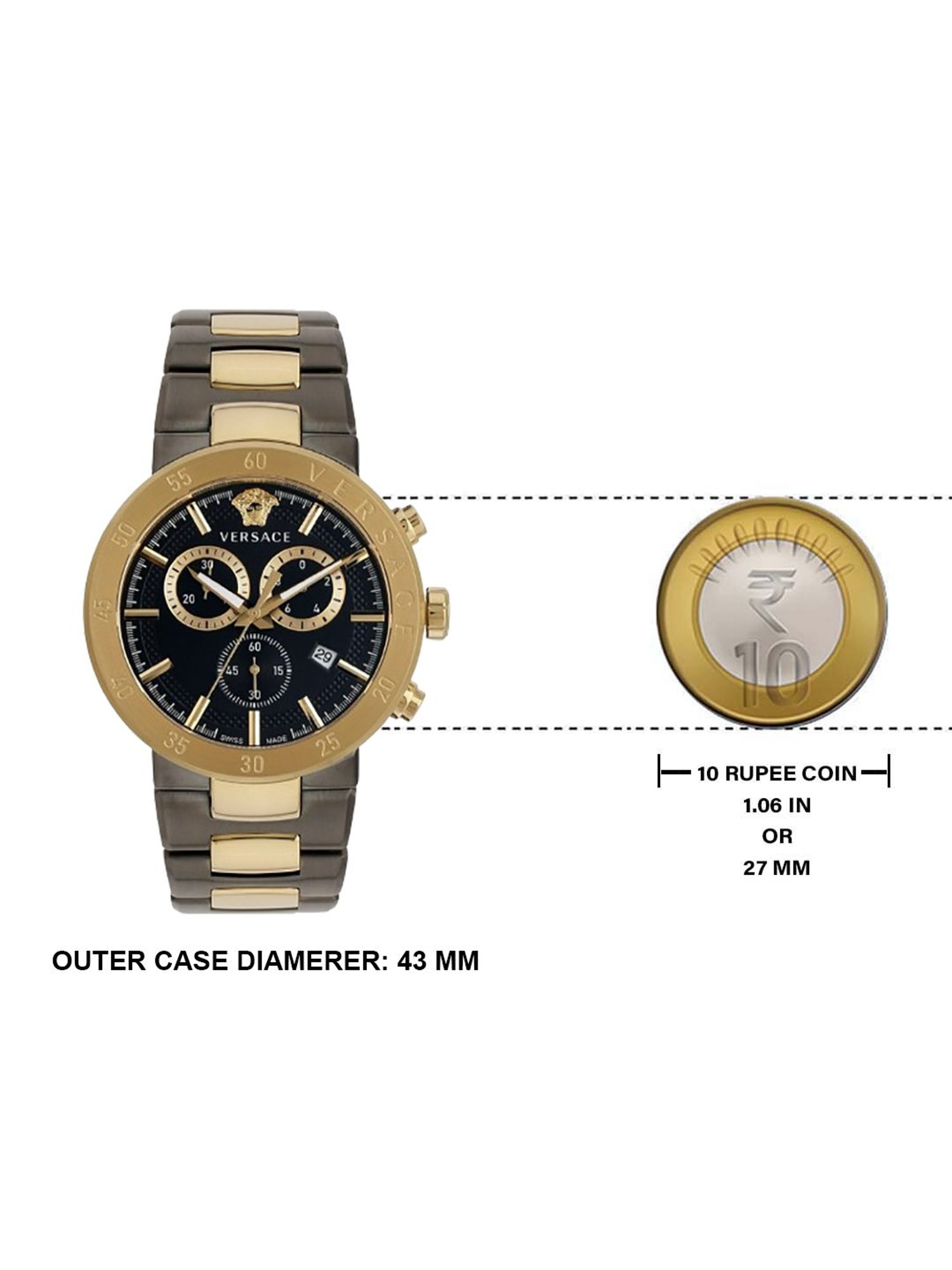 Versace VEPY01121 Chronograph Watch for Men