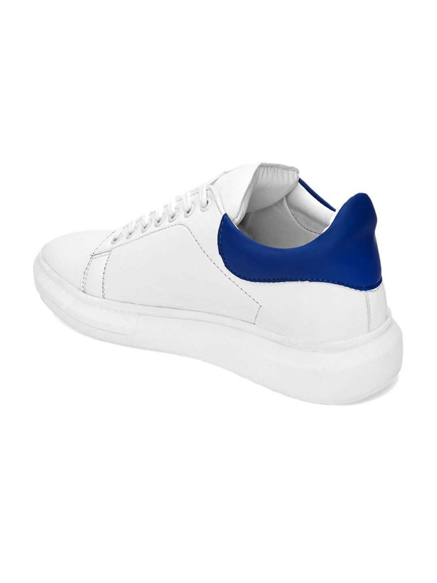Giorgio Men's Pastel White & Blue Casual Sneakers