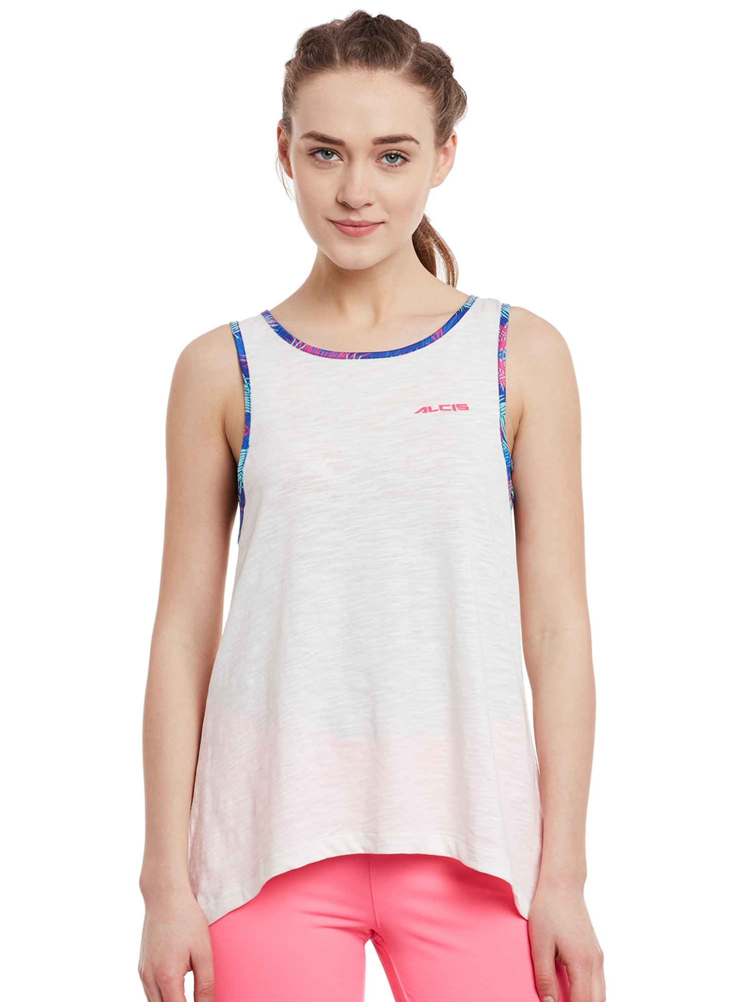ALCIS Snow White Textured Tank Top