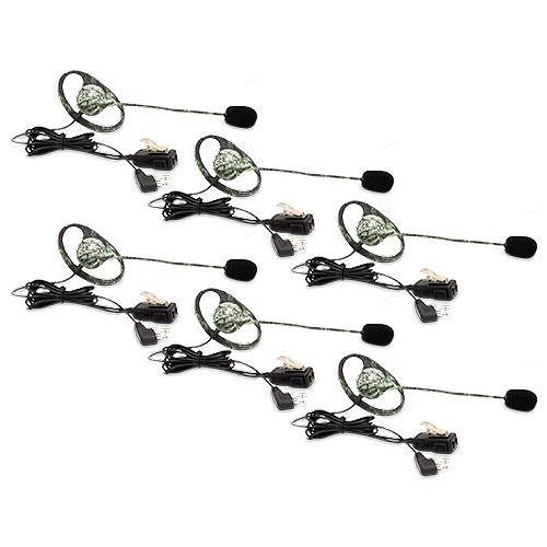 Midland AVP-H7 (6 Pack) Camo Headsets with Boom Mic