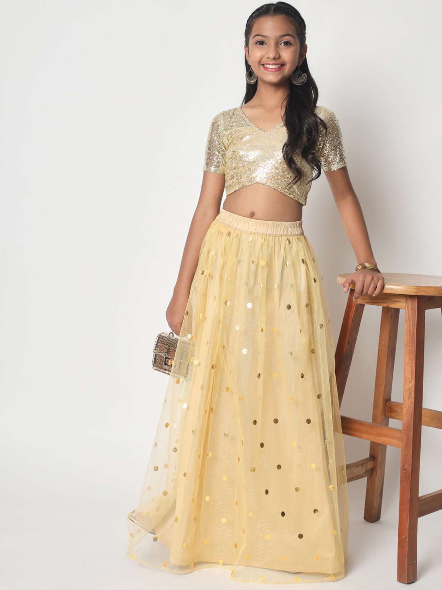 Cutecumber Kids Plum Lace Top