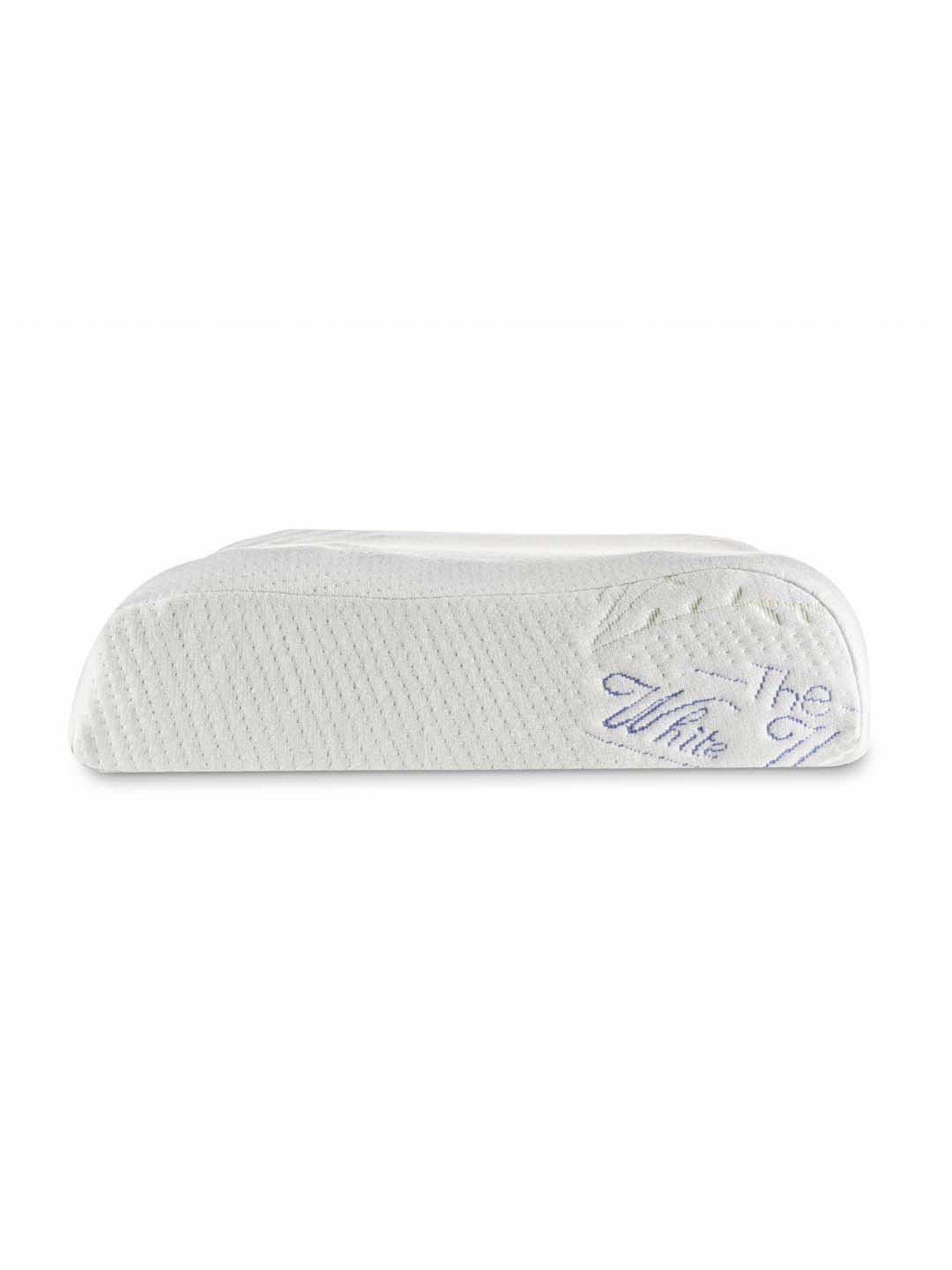 The White Willow Orthopaedic Memory Foam Cervical Pillow - Set of 1