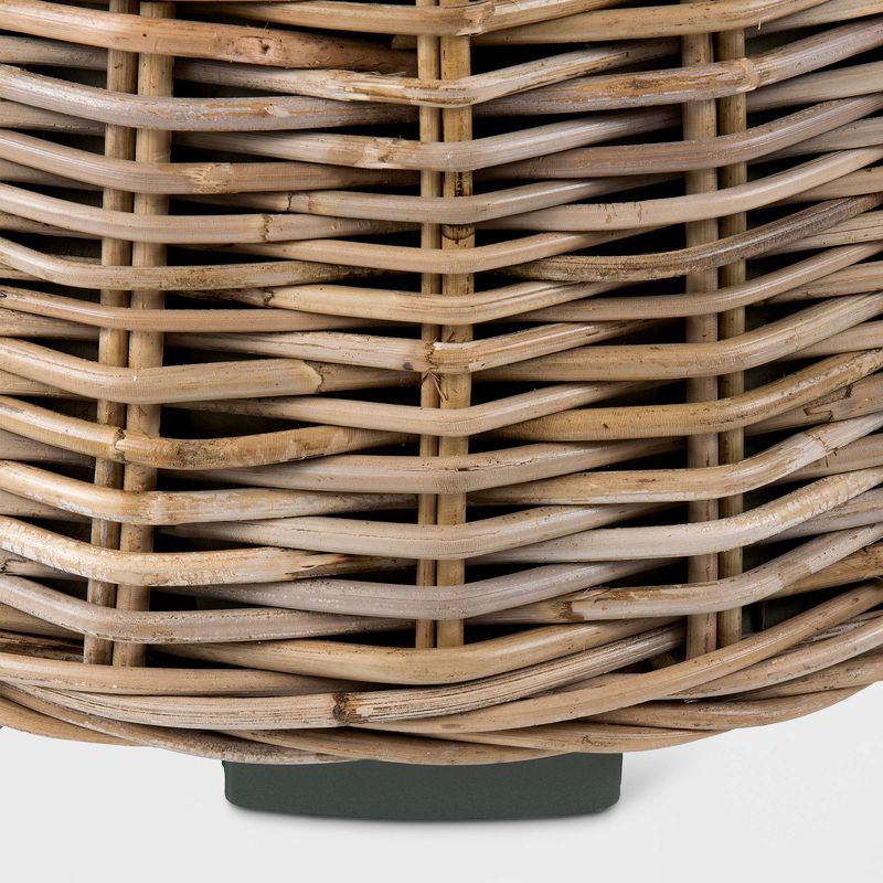 Akiman Rattan Accent Table Brown - East At Main