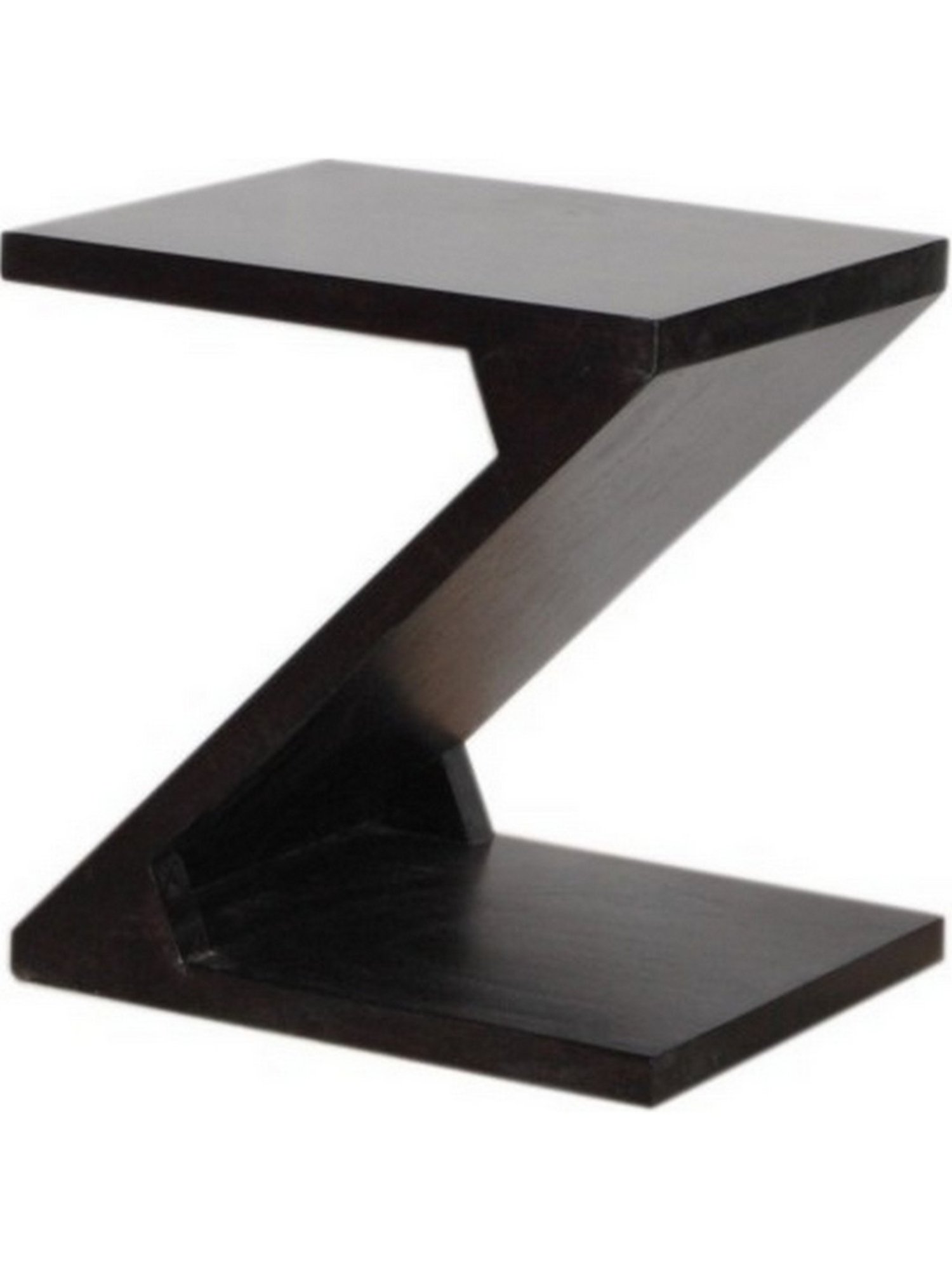 Ikiriya Berlin Dark Brown Wood Bedside End Table