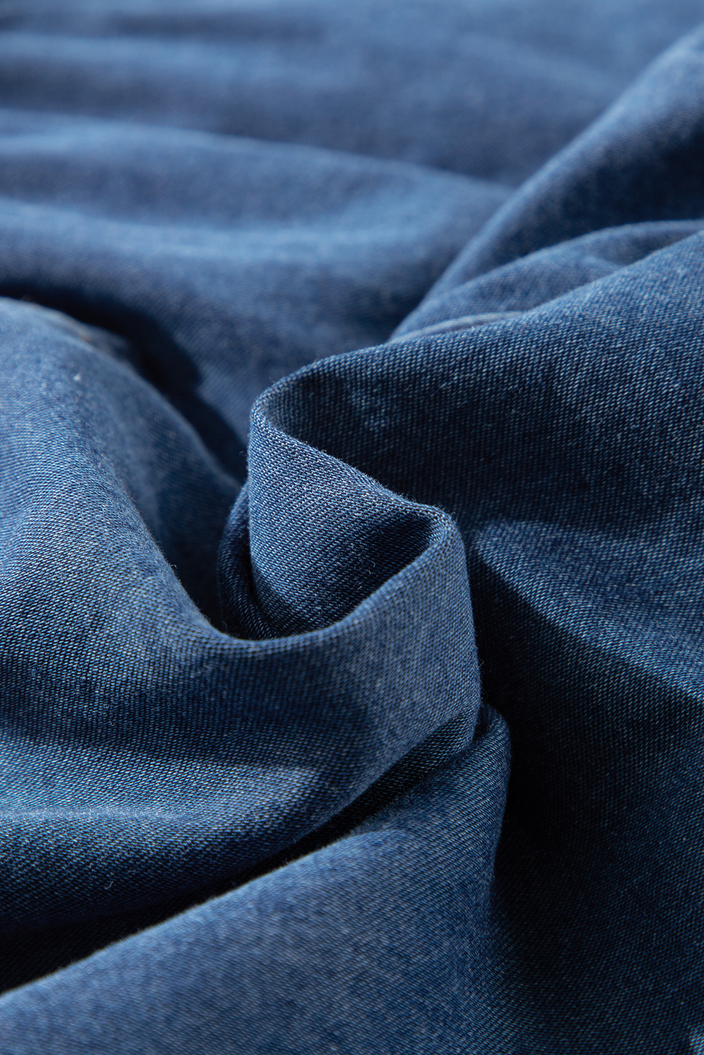 Ashleigh Blue Raw Hem Drawstring High Waist Denim Shorts