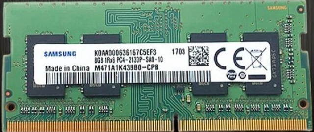 MCPNAND Replacement  DDR4 2133 8GB 1RX8 PC4-2133P SODIMM 1Rx8 for Laptop (Samsung M471A1K43BB0-CPB  alternative)