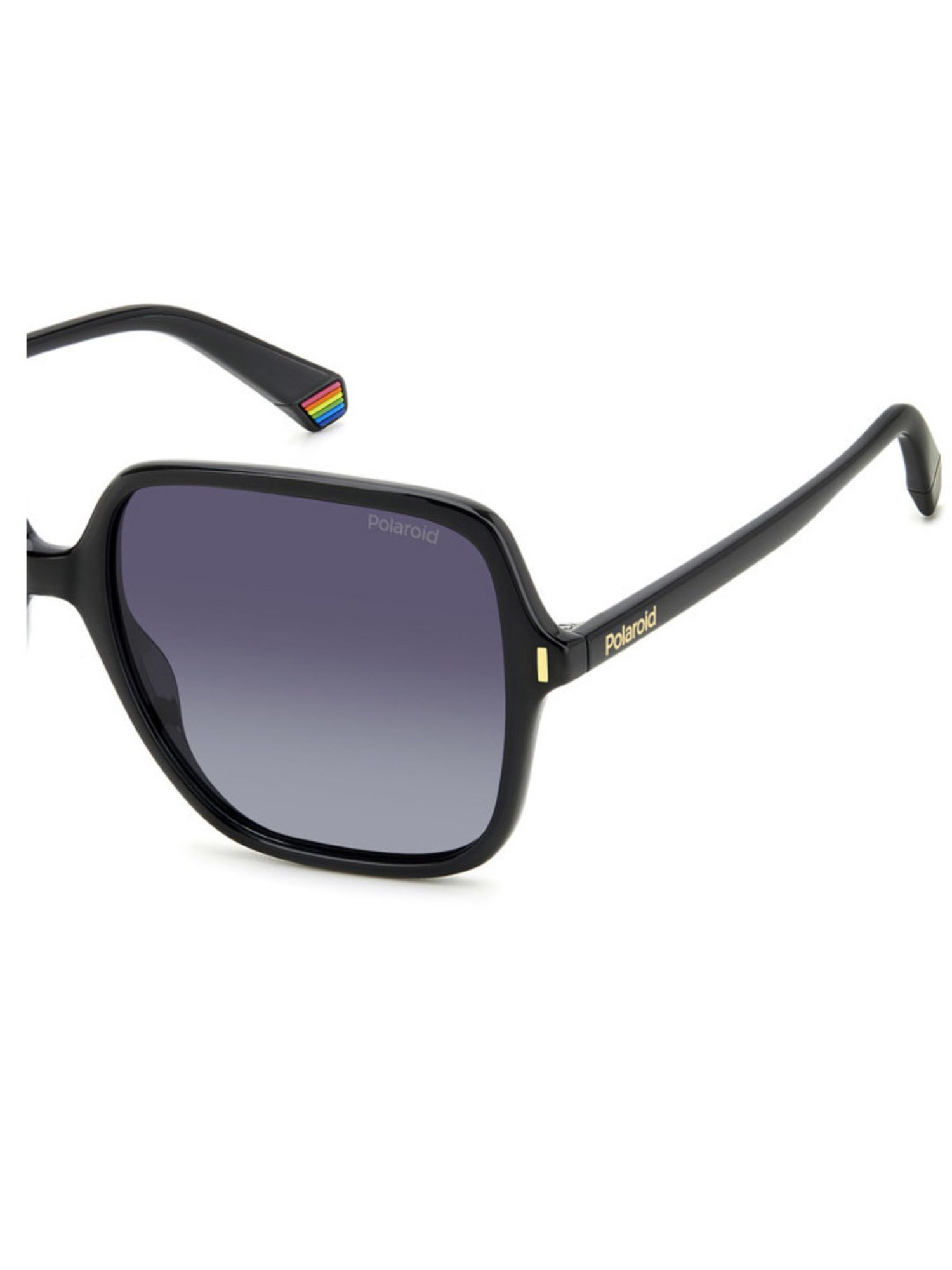Polaroid Grey Round UV Protection Sunglasses for Women
