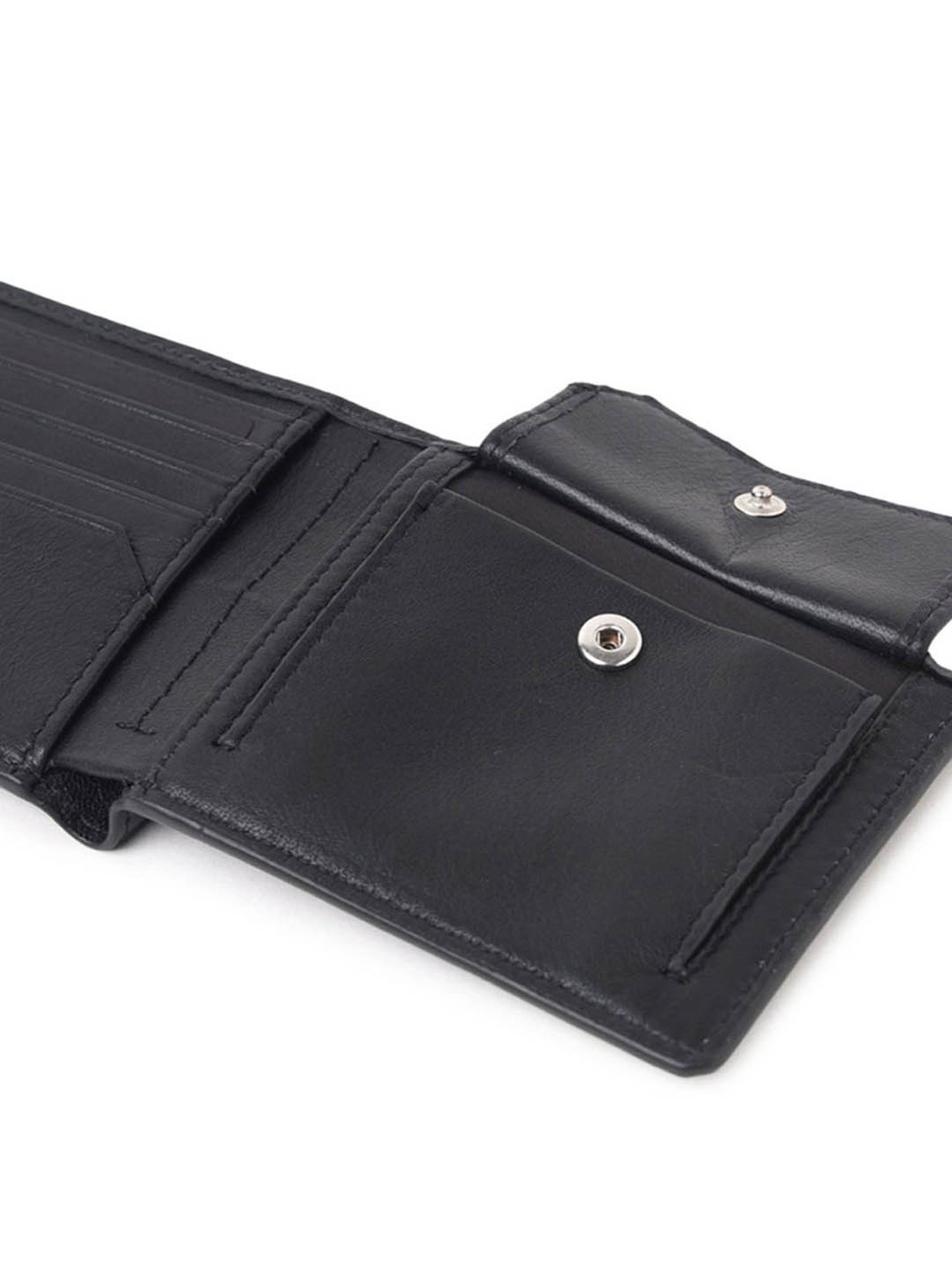 CALVIN KLEIN Black RFID Leather Bi-Fold Wallet