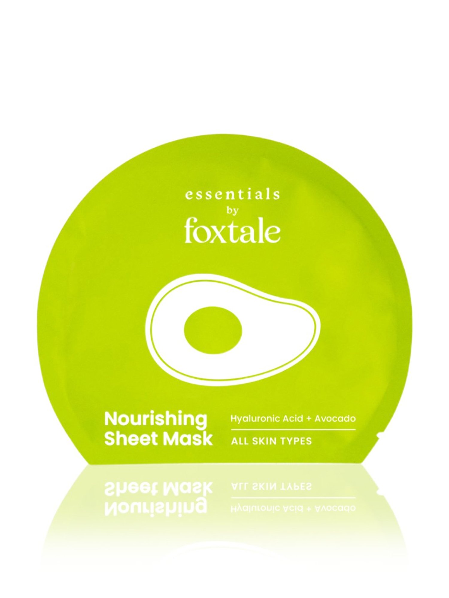 Essentials By Foxtale Hyaluronic Acid + Avocado Nourishing Sheet Mask