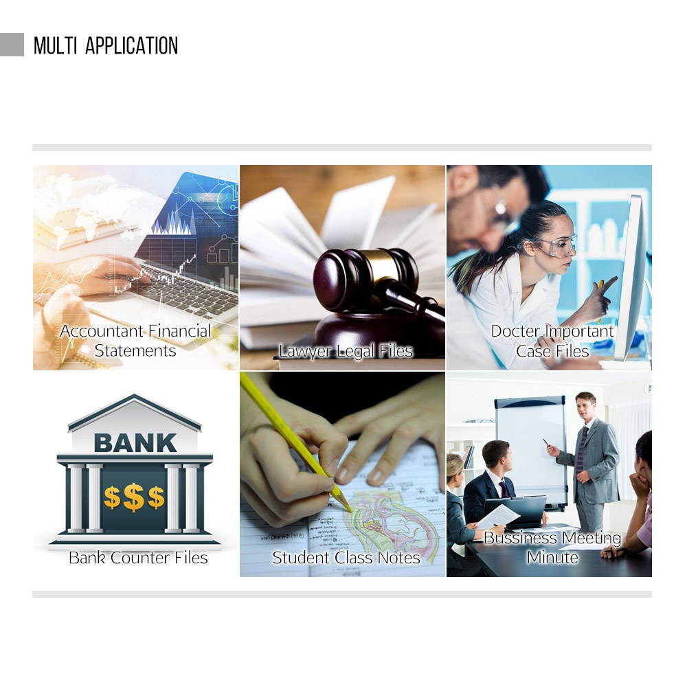 Portable Handheld Wand Wireless Scanner A4 Size 900DPI JPG/PDF Formate LCD Display with Protecting Bag and 8GB TF Card  for Business Document Reciepts Books Images