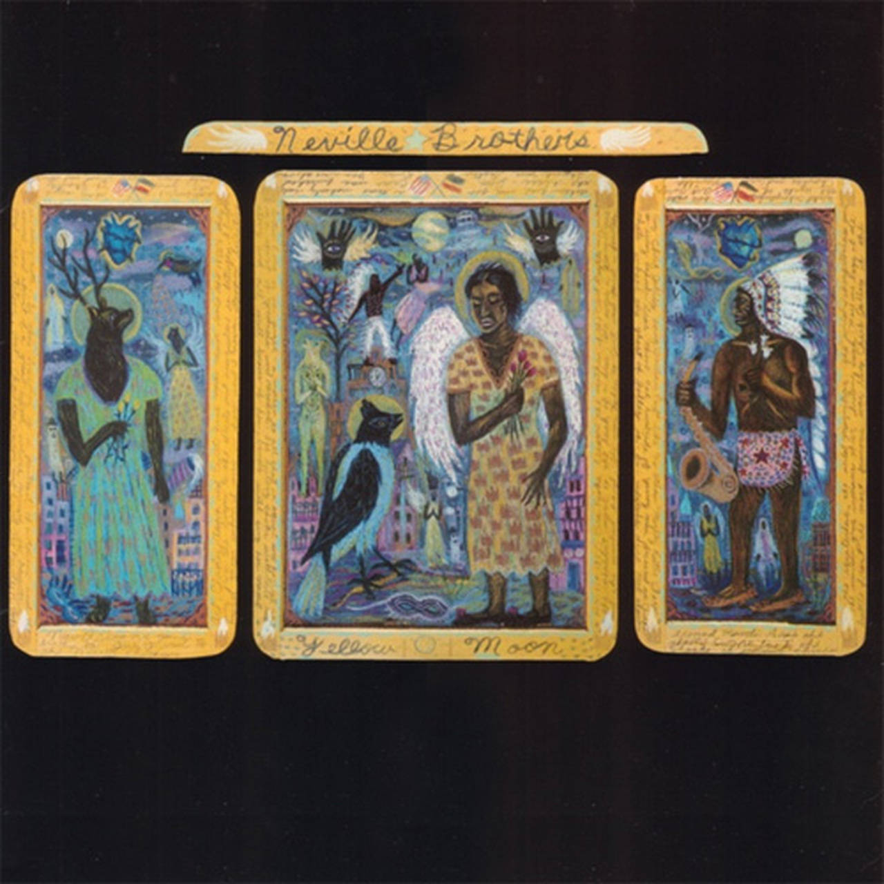 The Neville Brothers Yellow Moon LP (Vinyl)