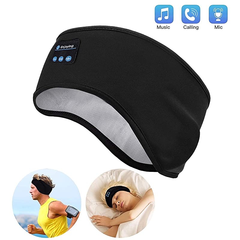 Sleep Headphones Bluetooth Sports Headband Wireless Sports Headband Headphones with UltraThin HD Stereo Speakers Perfect for WorkoutJoggingYogaInsomniaSide SleepersAir TravelMeditation