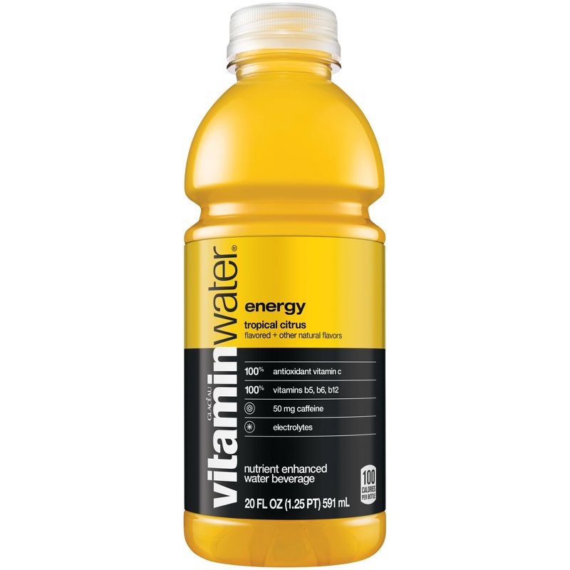 vitaminwater energy tropical citrus - 20 fl oz Bottle