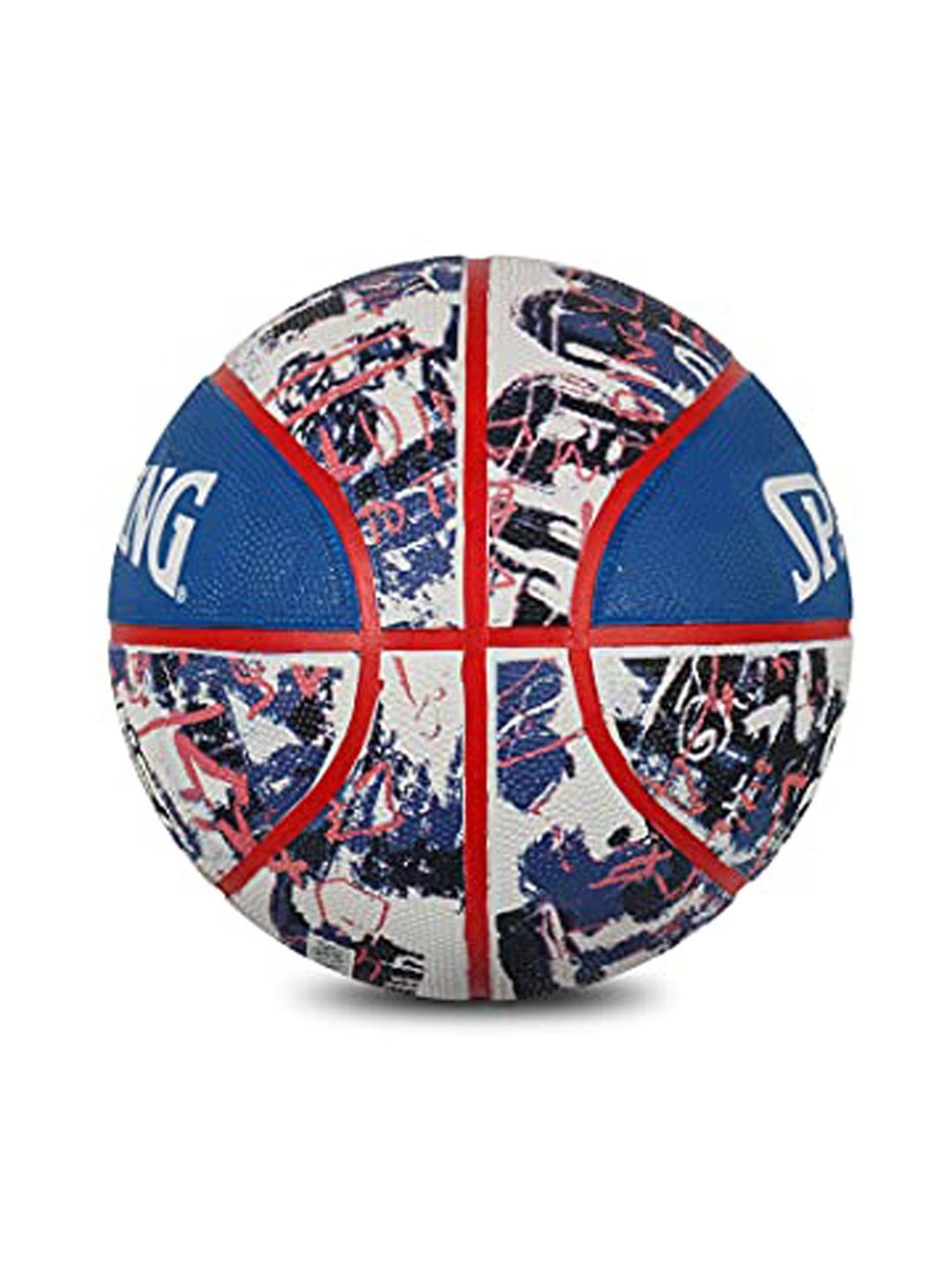 Spalding Graffiti Rubber Basketball (Blue) Size - 7