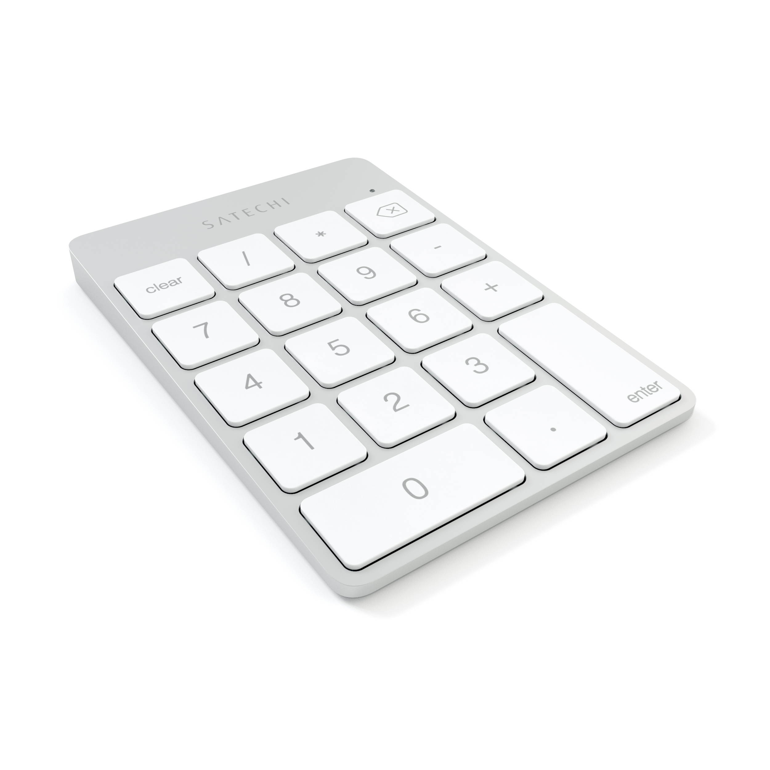 Satechi Slim Aluminum Bluetooth Wireless 18-Key Keypad Keyboard Extension - Compatible with 2017 iMac, iMac Pro, MacBook Pro, MacBook, iPad, iPhone, Dell, Lenovo and More