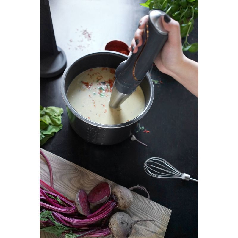 CRUX Cordless Immersion Blender - Gray