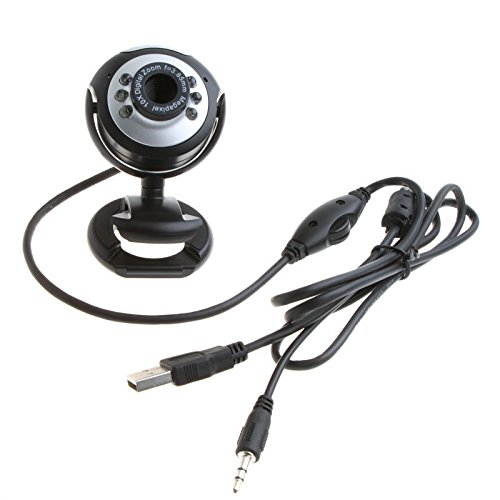 Best Globle 50.0M 6 LED PC Camera USB 2.0 HD Webcam Camera Web Cam With MIC