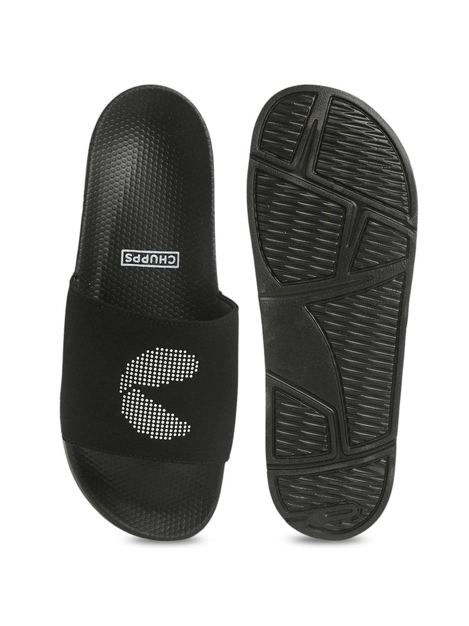 Chupps Men's Black Slides