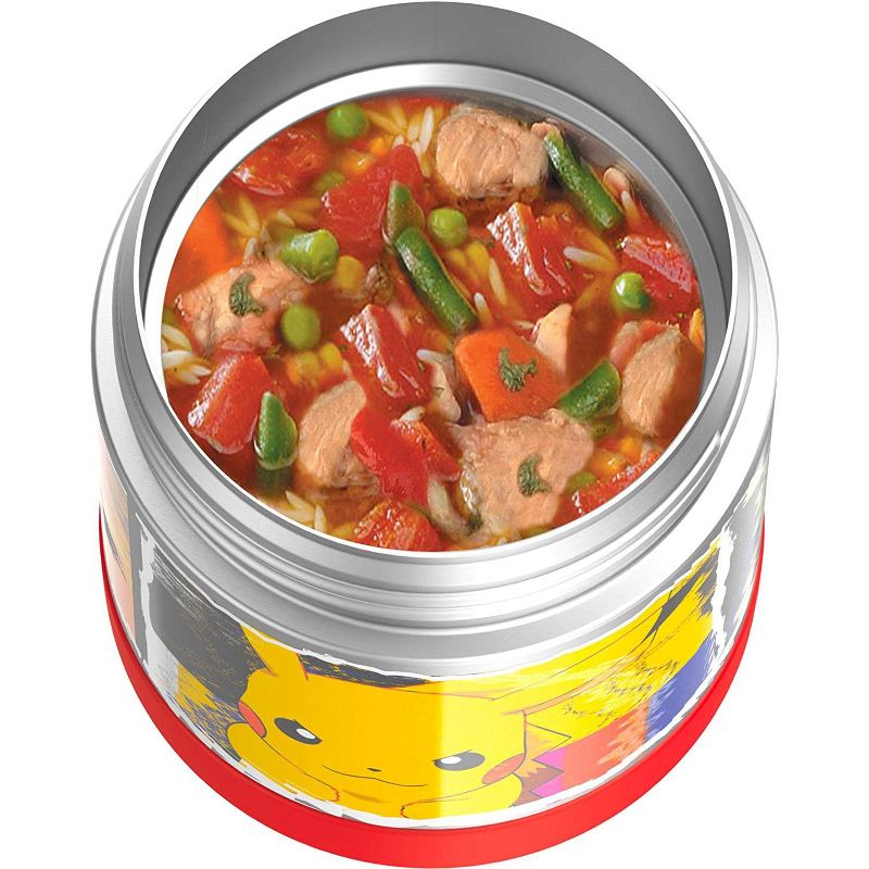THERMOS FUNTAINER 10 Ounce Stainless Steel Kids Food Jar, Pok'emon