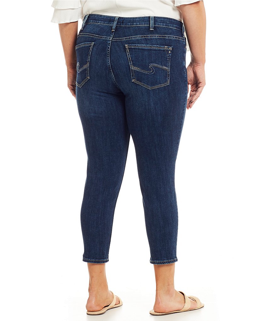 Ruby Rd. Plus Size Super Soft Stretch Denim Straight Leg Jeans