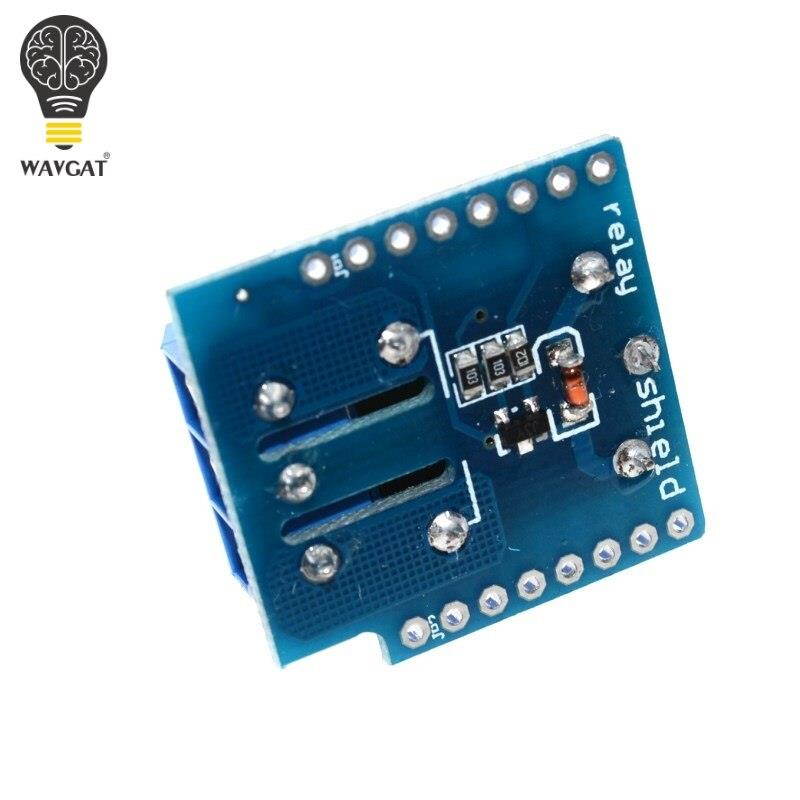 Relay Module For D1 MINI 5V hight level trigger One 1 Channel Relay Module interface Board Shield For D1 MINI WAVGAT