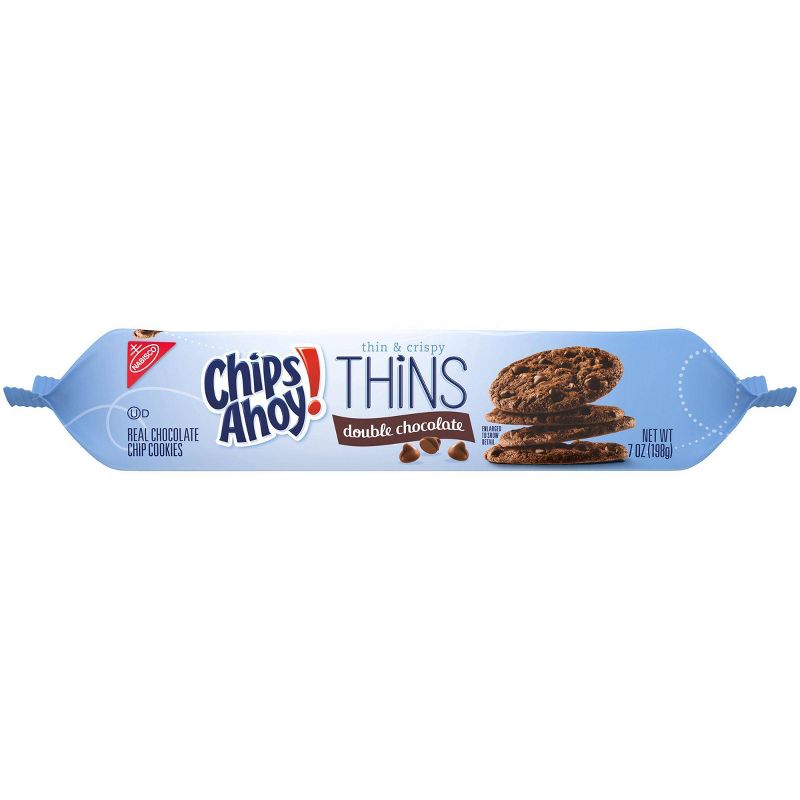 Chips Ahoy! Thins Double Chocolate Cookies - 7oz