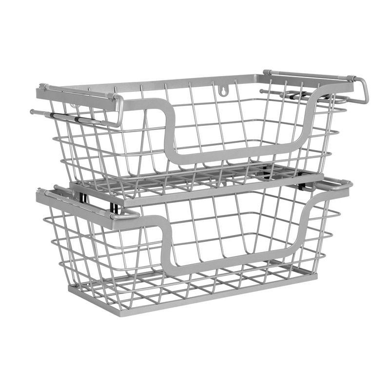 BirdRock Home Set of 2 Versatile Utility Baskets