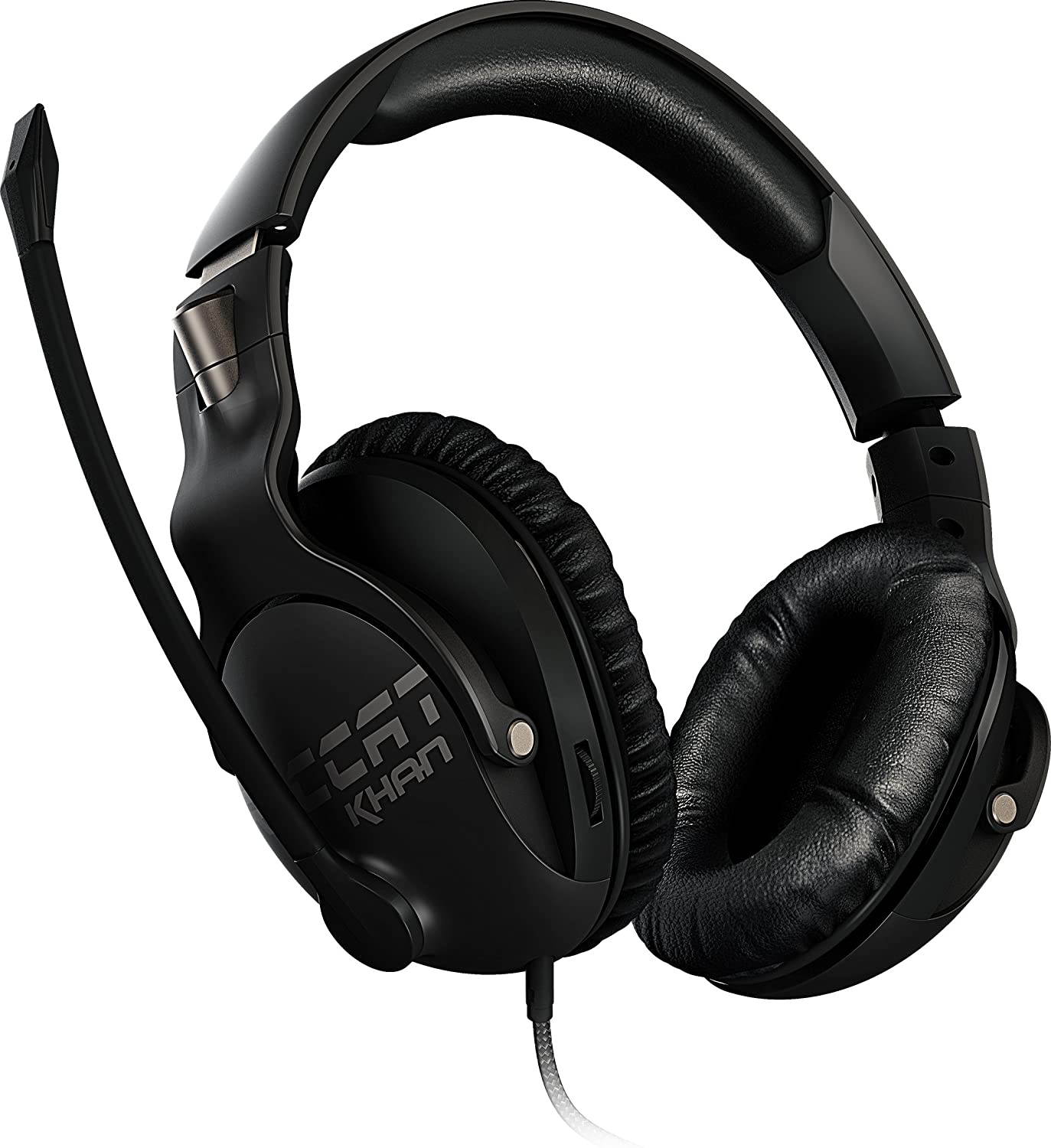 ROCCAT Khan Pro High Resolution Wired Gaming Headset with Microphone- Black